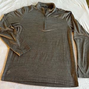 Travis Mathew Heater quarter zip, Heather grey, excellent condition, size Large